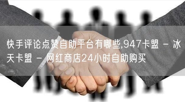 快手评论点赞自助平台有哪些,947卡盟 