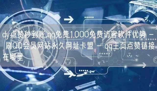 dy点赞秒到账,qq免费1000免费访客