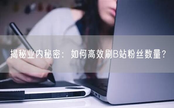 揭秘业内秘密：如何高效刷B站粉丝数量？