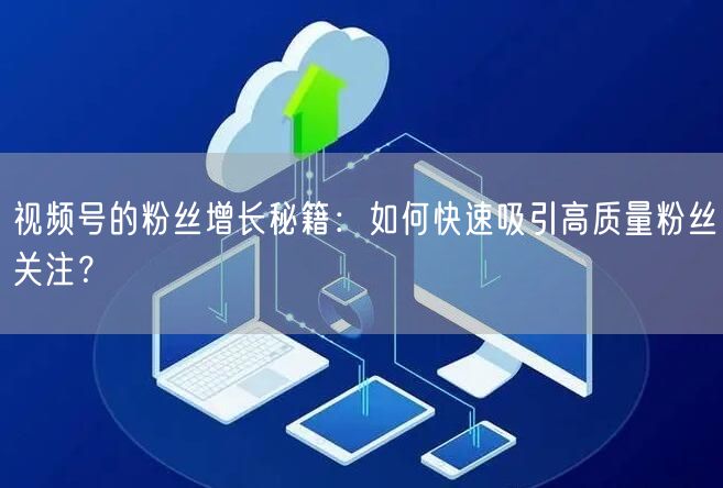 视频号的粉丝增长秘籍：如何快速吸引高质量