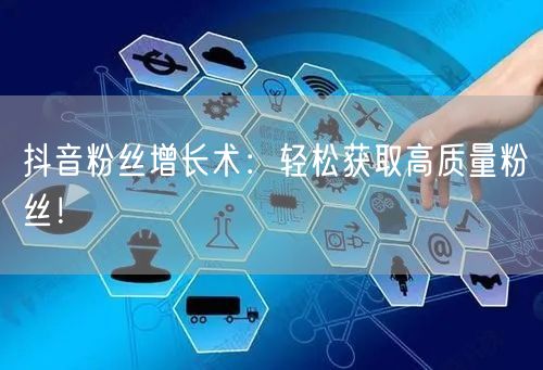 抖音粉丝增长术：轻松获取高质量粉丝！